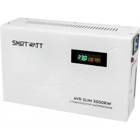 Стабилизатор напряжения Smartwatt AVR Slim 3000RW 3000ВА белый