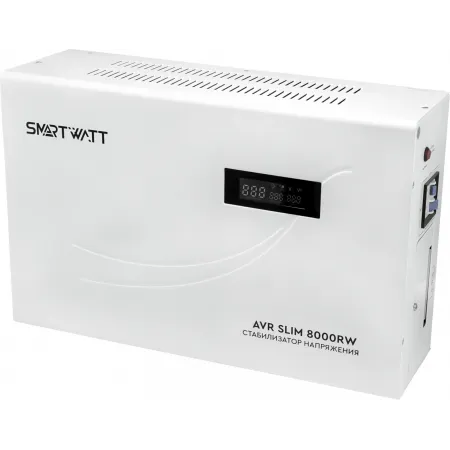 Стабилизатор напряжения Smartwatt AVR Slim 8000RW 8000ВА белый