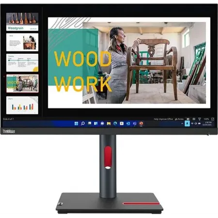 Монитор Lenovo 23.8" ThinkVision P24q-30 черный IPS LED 16:9 HDMI матовая HAS Piv 1000:1 300cd 178гр/178гр 2560x1440 60Hz DP Quad 2K (1440p) USB 5.7кг