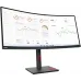 Монитор Lenovo 34" ThinkVision T34w-30 черный IPS LED 4ms 21:9 HDMI M/M матовая HAS Piv 3000:1 350cd 178гр/178гр 3440x1440 60Hz DP QHD USB 9.5кг