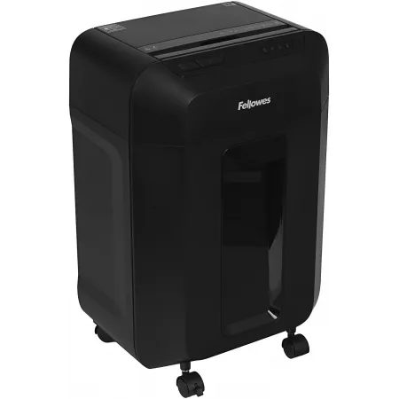 Шредер Fellowes AutoMax 80М черный с автоподачей (секр.P-4) фрагменты 80лист. 17лтр. скрепки скобы пл.карты