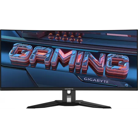Монитор Gigabyte 34" MO34WQC черный OLED LED 21:9 HDMI матовая HAS 250cd 178гр/178гр 3440x1440 175Hz DP UW USB 9.3кг