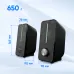 Колонки Оклик OK-120U 2.0 черный 6Вт
