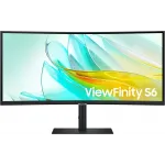 Монитор Samsung 34" ViewFinity S6 S34C650UAIXCI черный VA LED 5ms 21:9 M/M полуматовая 350cd 178гр/178гр 3440x1440 100Hz DP Ultra WQHD USB 8кг