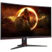 Монитор AOC 27" Gaming CQ27G2SE/BK черный/красный VA LED 16:9 HDMI матовая HAS Piv 250cd 2560x1440 165Hz FreeSync Premium Pro DP Quad 2K (1440p) 5.4кг