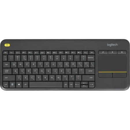 Клавиатура Logitech K400 Plus черный USB беспроводная Multimedia (920-007173)