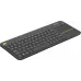 Клавиатура Logitech K400 Plus черный USB беспроводная Multimedia (920-007173)