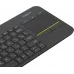 Клавиатура Logitech K400 Plus черный USB беспроводная Multimedia (920-007173)