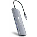 Разветвитель USB 3.0 Origo OU3360PD 3порт. серебристый (OU3360PD/A1A)