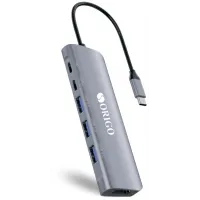 Разветвитель USB 3.0 Origo OU3360PD 3порт. серебристый (OU3360PD/A1A)