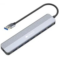 Разветвитель USB 3.0 Origo OU2270P 7порт. серебристый (OU2270P/A1A)