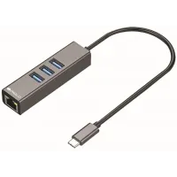 Разветвитель USB-C Origo OU330N 3порт. серый (OU330N/A1A)