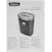 Шредер Fellowes PowerShred 53С черный/серый (секр.P-4) фрагменты 10лист. 23лтр. скрепки скобы пл.карты CD