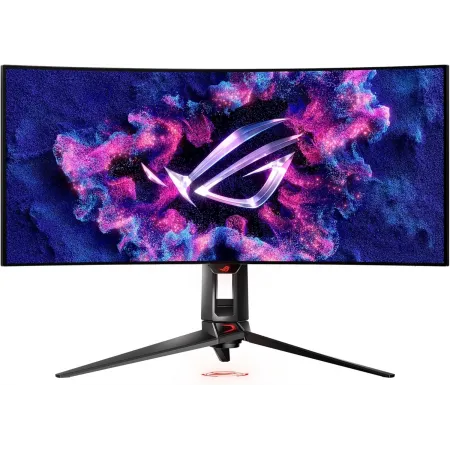 Монитор Asus 34" ROG Swift PG34WCDM черный OLED LED 21:9 HDMI матовая HAS Piv 450cd 178гр/178гр 3440x1440 240Hz FreeSync Premium DP 2K USB 8.4кг