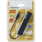 Разветвитель USB 3.0 Defender Quadro Express 4порт. (83204)