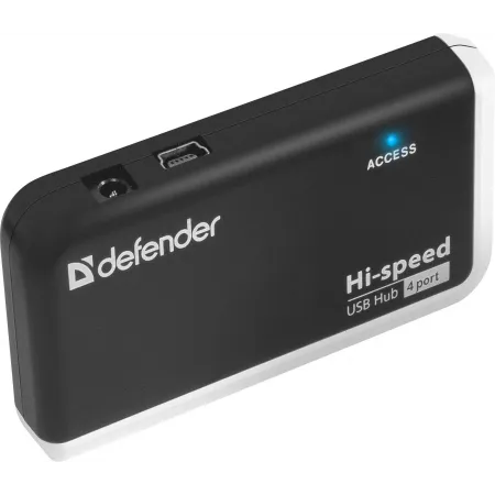 Разветвитель USB 2.0 Defender Quadro Infix 4порт. черный (83504)