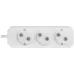 Сетевой удлинитель Defender B230 2м (3 розетки) белый (пакет ПЭ)