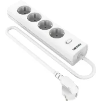 Сетевой фильтр Philips CHP2145WB/51 3м (4 розетки) белый (коробка)
