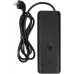 Сетевой фильтр Powercom SP-10 USB2A1СB 3,0м 3.0м (10 розеток) черный (коробка)