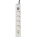 Сетевой фильтр Powercom SP-01 USB2A1CW 3,0М 3.0м (4 розетки) белый/серый (коробка)