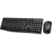Клавиатура + мышь Оклик S260W клав:черный мышь:черный USB беспроводная Multimedia (2066170)