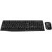 Клавиатура + мышь Оклик S260W клав:черный мышь:черный USB беспроводная Multimedia (2066170)