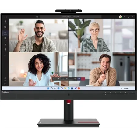 Монитор Lenovo 27" ThinkVision T27hv-30 черный IPS LED 4ms 16:9 HDMI M/M Cam матовая HAS Piv 1000:1 300cd 178гр/178гр 2560x1440 75Hz DP 2K USB 7.9кг