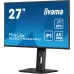 Монитор Iiyama 27" ProLite XUB2792UHSU-B6 черный IPS LED 16:9 HDMI M/M матовая HAS Piv 1300:1 350cd 178гр/178гр 3840x2160 60Hz DP 4K USB 6.3кг