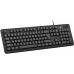 Клавиатура Оклик K175 черный USB Multimedia