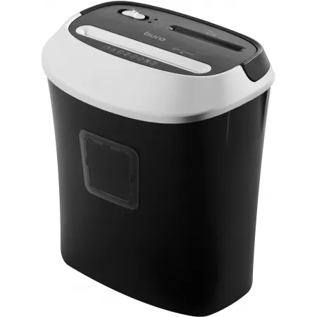 Шредер Buro Office BU-S1201 черный/серебристый с автоподачей (секр.P-4) фрагменты 12лист. 25лтр. скрепки скобы пл.карты CD