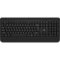 Клавиатура Оклик K257W черный USB беспроводная Multimedia (подставка для запястий) (2070286)