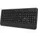 Клавиатура Оклик K257W черный USB беспроводная Multimedia (подставка для запястий) (2070286)