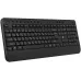 Клавиатура Оклик K257W черный USB беспроводная Multimedia (подставка для запястий) (2070286)