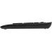 Клавиатура Оклик K257W черный USB беспроводная Multimedia (подставка для запястий) (2070286)