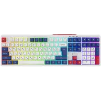 Клавиатура Оклик 725G белый/красный USB Multimedia for gamer LED (2070294)