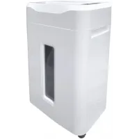 Шредер Office Kit S215N 3,9x38 белый (секр.P-4) фрагменты 22лист. 35лтр. скрепки скобы пл.карты CD