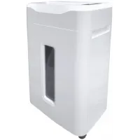 Шредер Office Kit S243N 3,9х38 белый (секр.P-4) фрагменты 35лист. 35лтр. скрепки скобы пл.карты CD