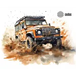 Коврик для мыши Cactus Jeep 250x200x3мм (CS-MP-D11S)