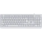 Клавиатура Acer OKW400 белый USB Multimedia (ZL.KBDEE.01B) кабель 1.8м