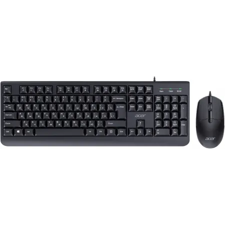 Клавиатура + мышь Acer OCC400 клав:черный мышь:черный USB (ZL.ACCCC.015)