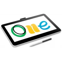 Графический планшет-монитор Wacom One 13 Touch LED USB Type-C белый