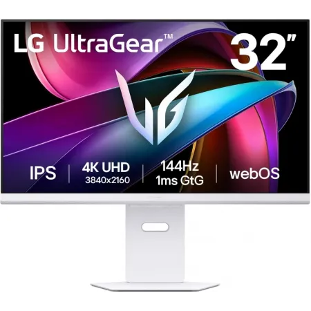 Монитор LG 31.5" UltraGear 32G810SA-W черный IPS LED 1ms 16:9 HDMI M/M матовая HAS Piv 400cd 178гр/178гр 3840x2160 144Hz DP UHD USB 10.5кг Монитор LG 31.5" UltraGear 32G810SA-W черный IPS LED 1ms 16:9 HDMI M/M матовая HAS Piv 400cd 178гр/178гр 3840x2160 144Hz DP UHD USB 10.5кг