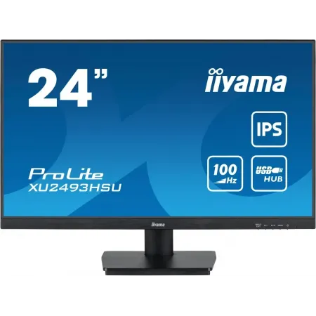Монитор Iiyama 23.8" ProLite XU2493HSU-B7 черный IPS LED 16:9 HDMI M/M матовая 300cd 178гр/178гр 1920x1080 100Hz DP FHD USB 3кг