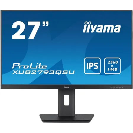 Монитор Iiyama 27" ProLite XUB2793QSU-B7 черный IPS LED 16:9 HDMI M/M матовая HAS Piv 300cd 178гр/178гр 2560x1440 100Hz DP 2K USB 5.6кг