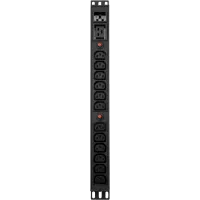 Блок распределения питания Powercom PDU-16A-type 1 (PDU-16AV14-12C3-C9-C2-2G)