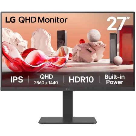 Монитор LG 27" 27BA45QB-B черный IPS LED 16:9 HDMI M/M матовая HAS Piv 1000:1 350cd 178гр/178гр 2560x1440 75Hz DP 2K 8.1кг Монитор LG 27" 27BA45QB-B черный IPS LED 16:9 HDMI M/M матовая HAS Piv 1000:1 350cd 178гр/178гр 2560x1440 75Hz DP 2K 8.1кг