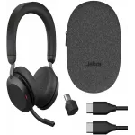 Наушники с микрофоном Jabra Evolve2 75 Link380c MS Stereo черный накладные BT оголовье (27599-999-899)