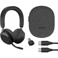 Наушники с микрофоном Jabra Evolve2 75 Link380c MS Stereo черный накладные BT оголовье (27599-999-899)