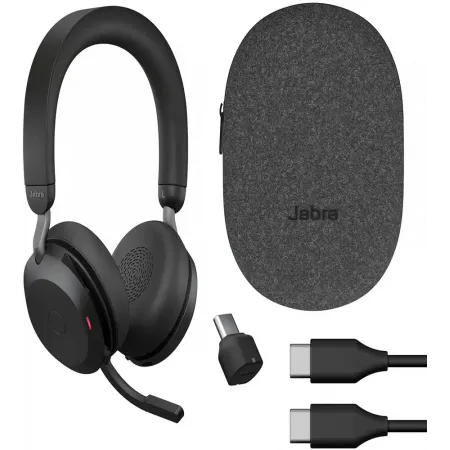 Наушники с микрофоном Jabra Evolve2 75 Link380c MS Stereo черный накладные BT оголовье (27599-999-899)
