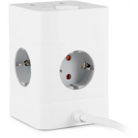 Сетевой удлинитель Buro BU-PTE4.1UC-W 1.5м (4 розетки) белый (пакет ПЭ)